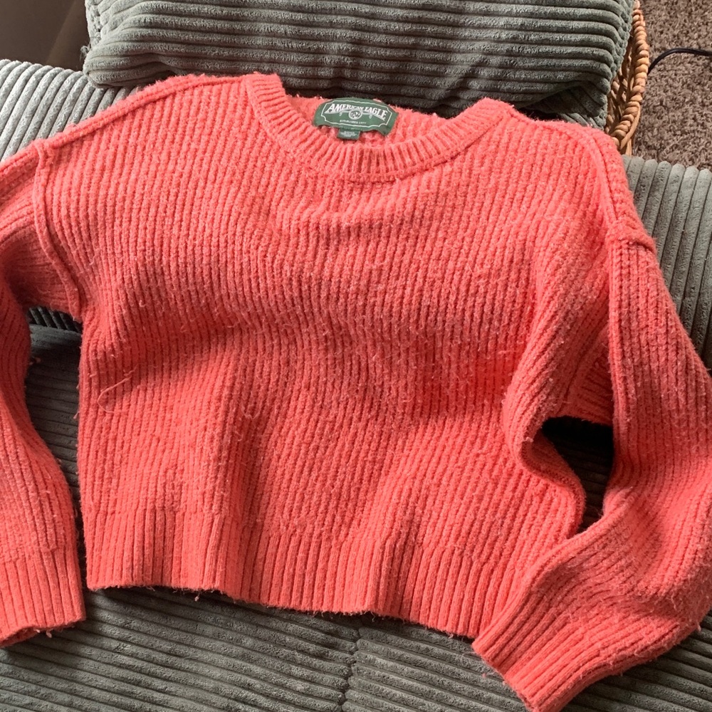 American Eagle Outfitters Women's Coral Sweater